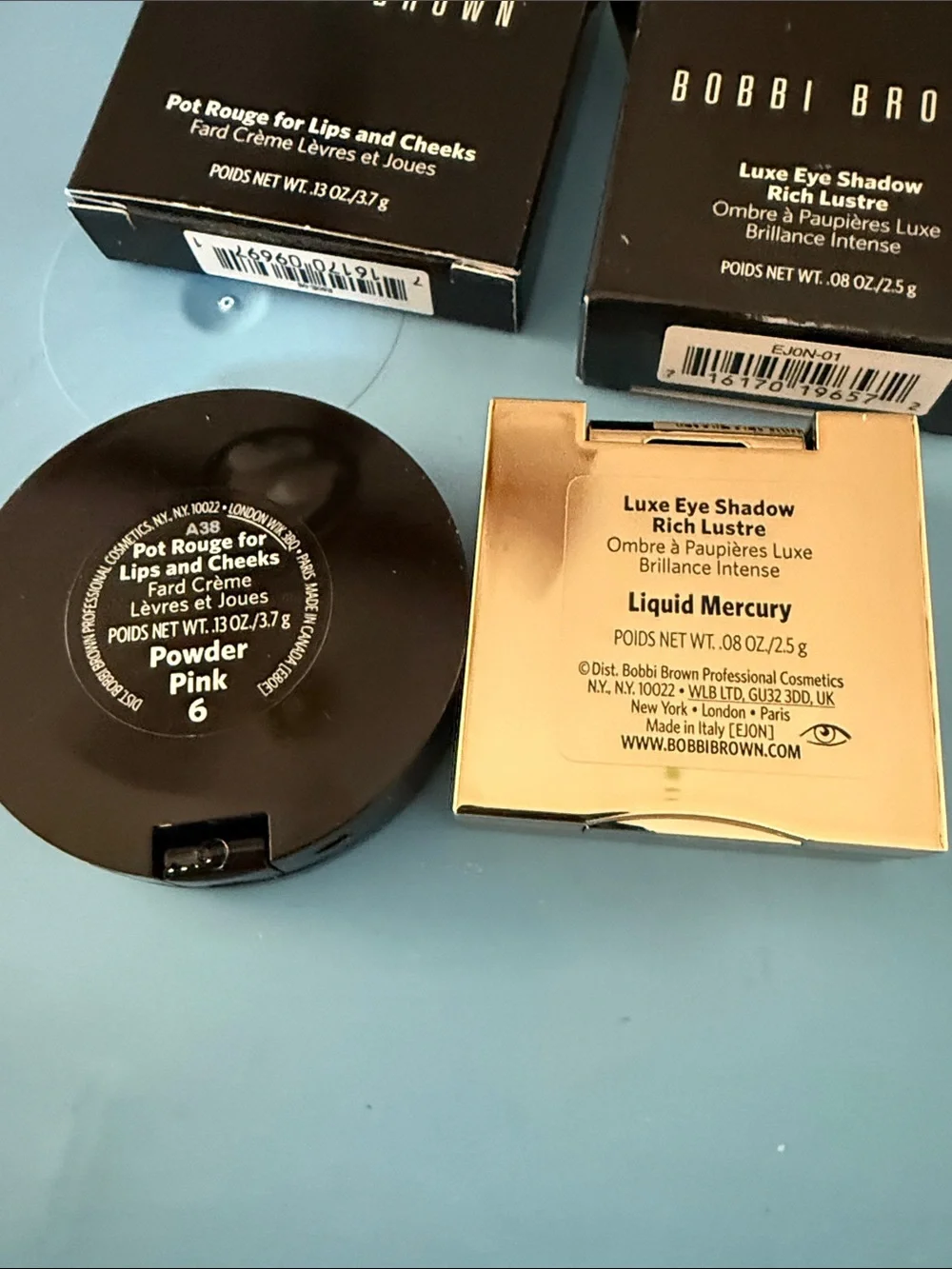 Bobbi Brown Pot Rouge for lips & cheeks/Luxe Eyeshadow